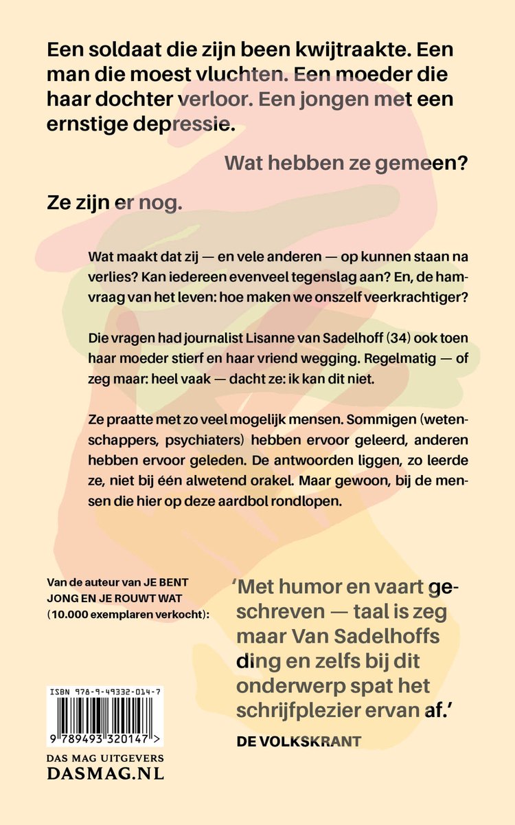We zullen doorgaan - back cover