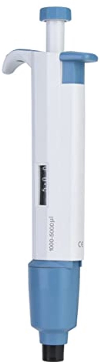 Volume Micropipette, Micropipette 1000-5000ul Adjustable Manual Volume Micropipette M5000 For Laboratory, Medical Sampling, Single Channel Pipettes
