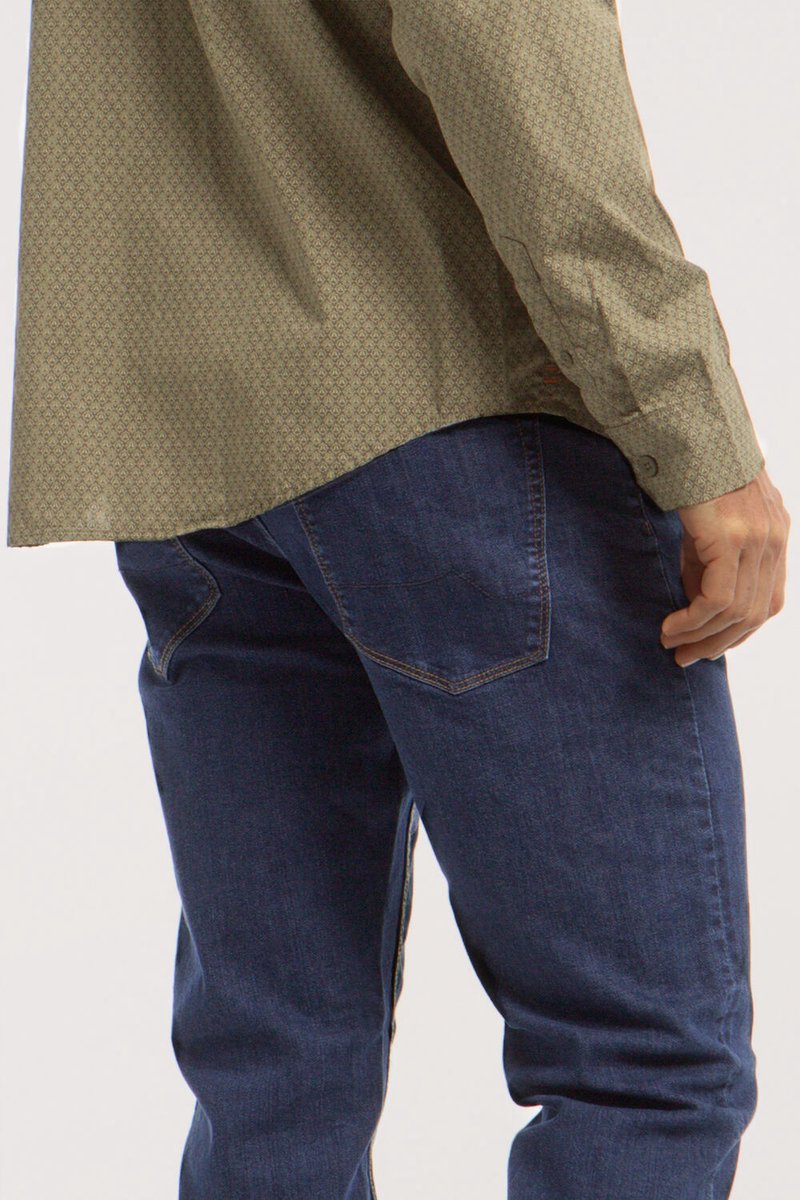 Pilot PALMER Heren Regular Fit Jeans Blauw - Maat W30 X L34