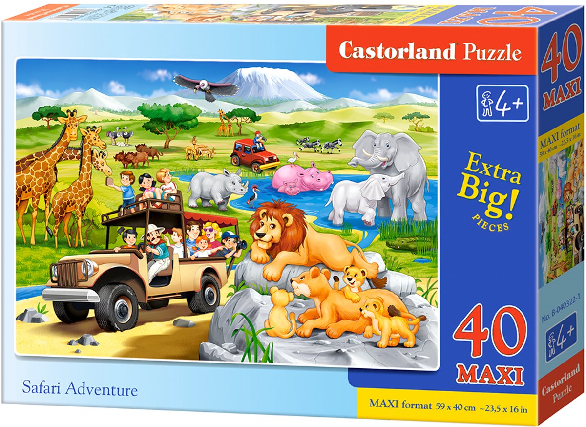 Puzzle maxi Safari Adventure 40