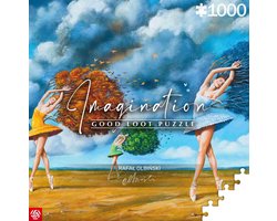 Puzzle 1000 Imagination Rafał Olbiński The Shape of Color Green