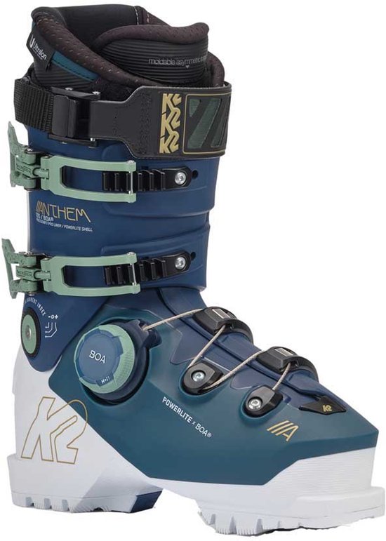 K2 Anthem 105 Boa Alpineskischoenen Voor Dames Blauw 23.5 Vrouw