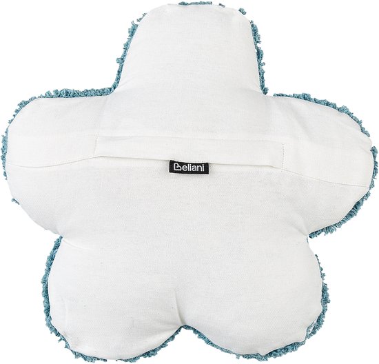 SORREL - Sierkussen lot de 2 - Blauw - 45 x 45 cm - Katoen