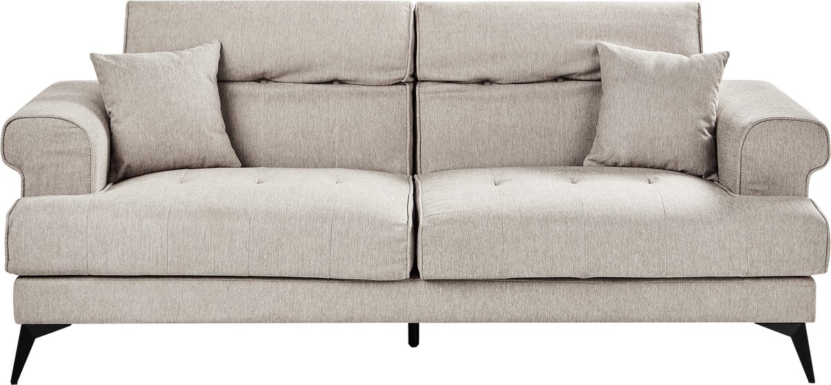 SKIVE - Driezitsbank - Taupe - Polyester