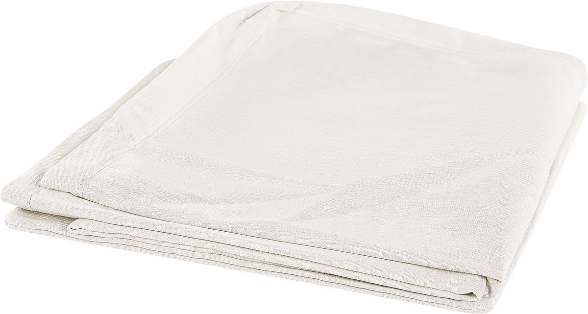 Beliani GILJA - Hoes voor bank - Gebroken wit - Polyester