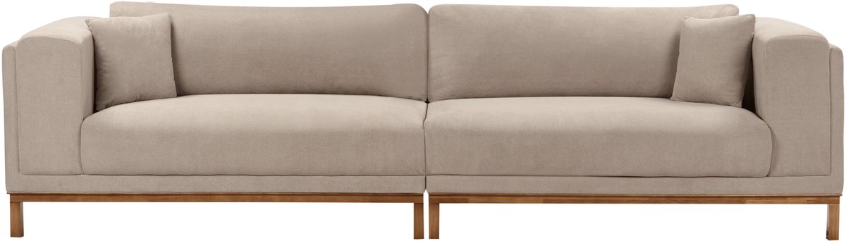 VENG - Vierzitsbank - Taupe - Polyester