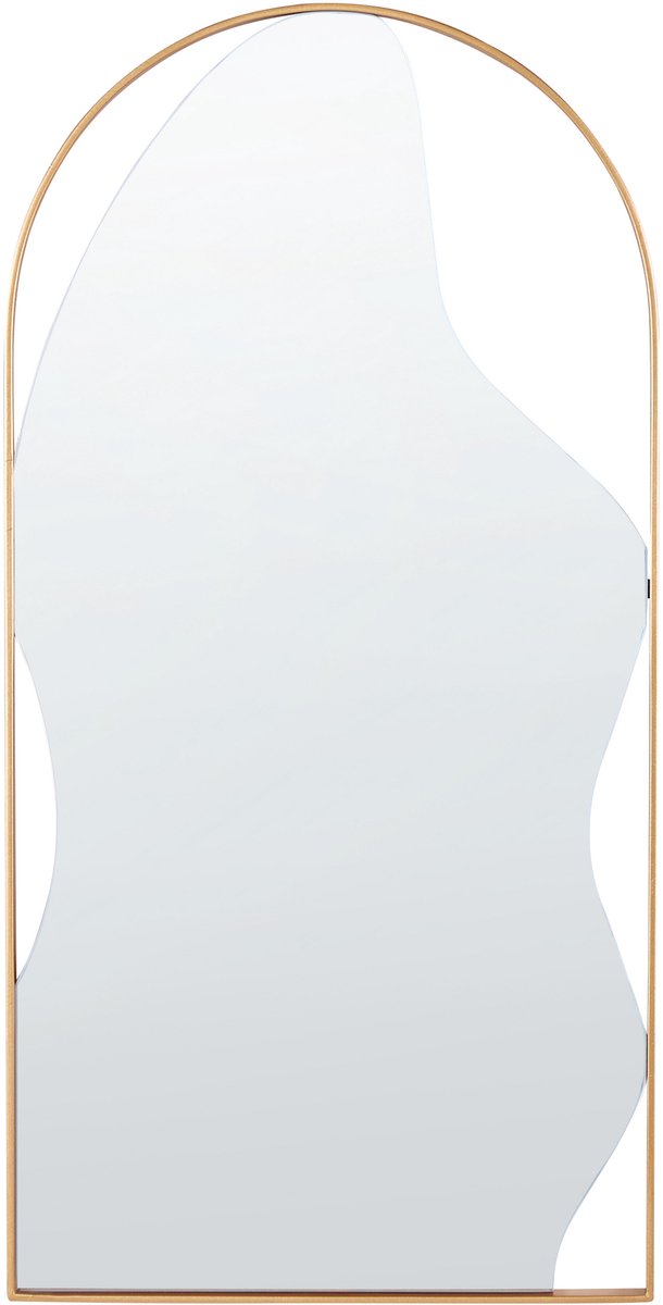Beliani COLOMBIER - Wandspiegel - Goud - Metaal