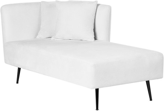 RIOM - Méridienne - Wit - Côté gauche - Tissu