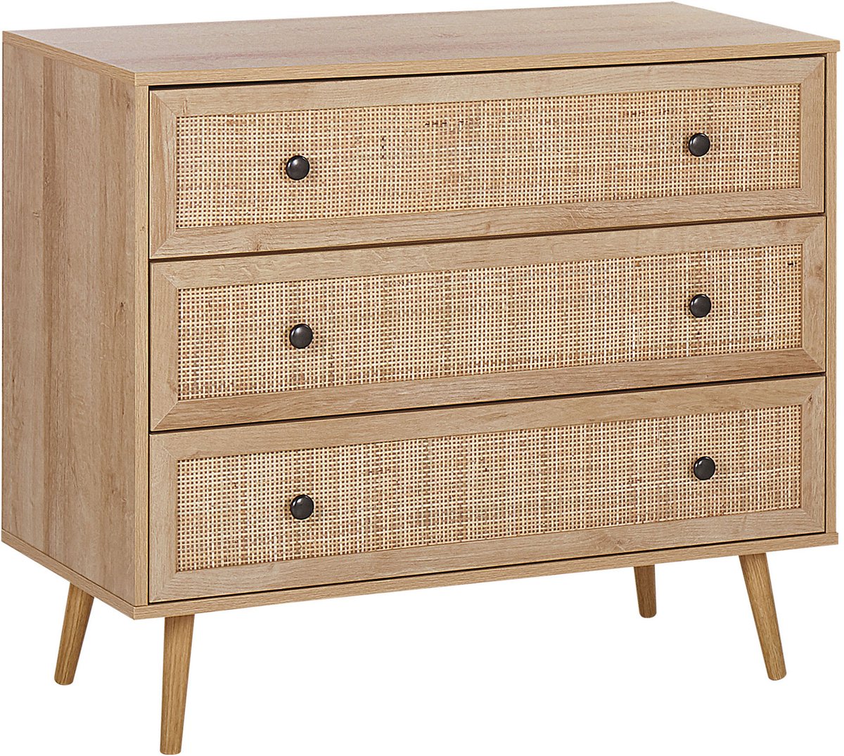 PONCA - Commode - Lichte houtkleur - Vezelplaat