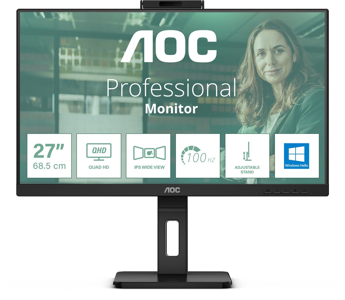 Monitor AOC Q27P3CW 27"LED IPS Flicker free