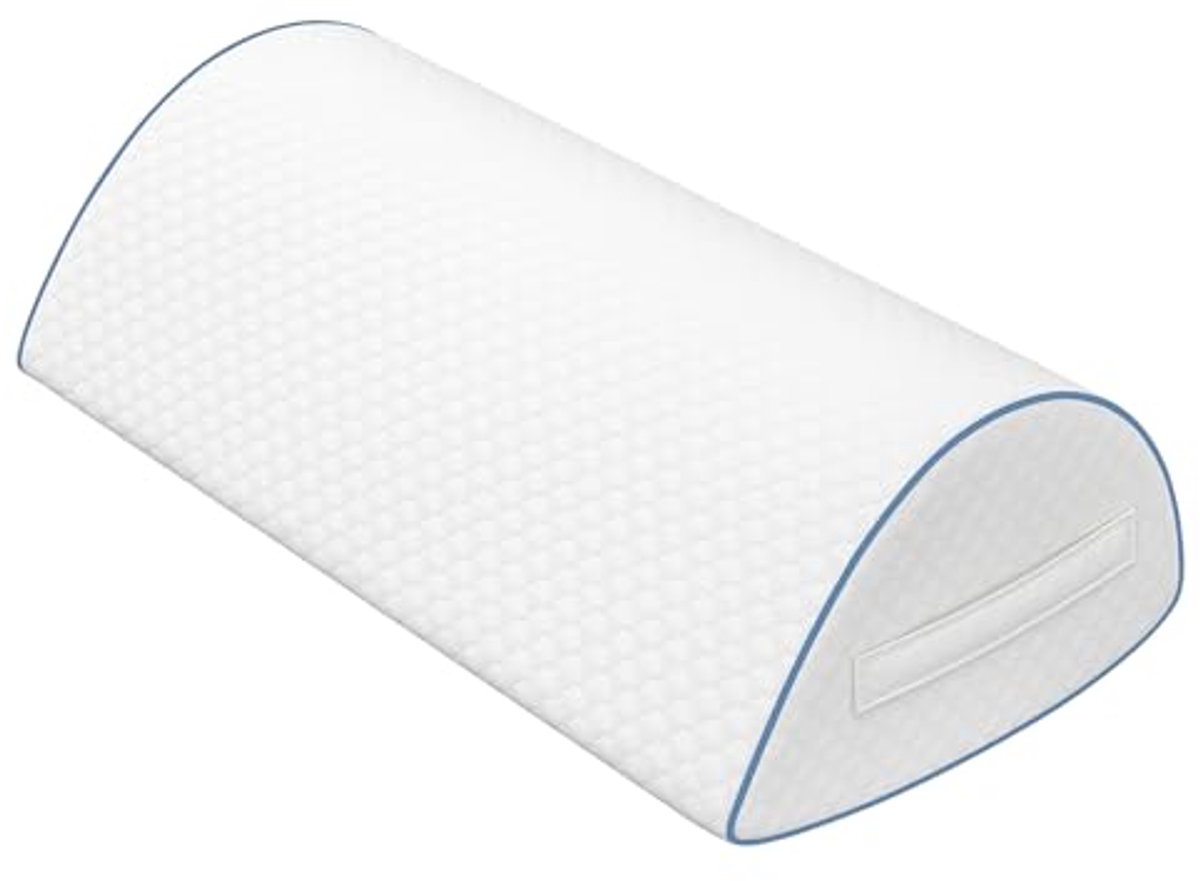 Ergonomisch Kniekussen voor Zijslapers - Traagschuim Steunkussen voor Knieën, Benen en Rug met Wasbare Overtrek