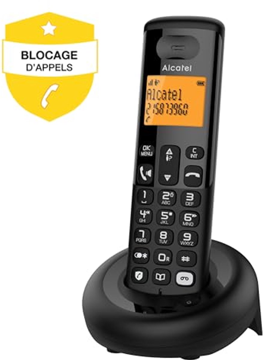 Draadloze DECT-telefoon met Antwoordapparaat en Blokkeerfunctie - Compact en Handsfree