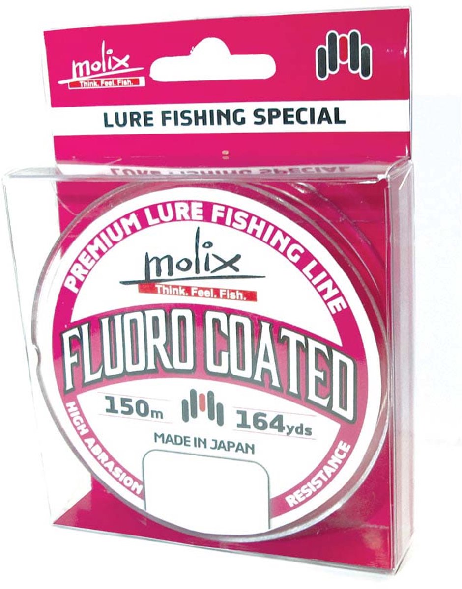 Molix Fluoro Coated Flurocarbon 150 M Rood 0.334 mm