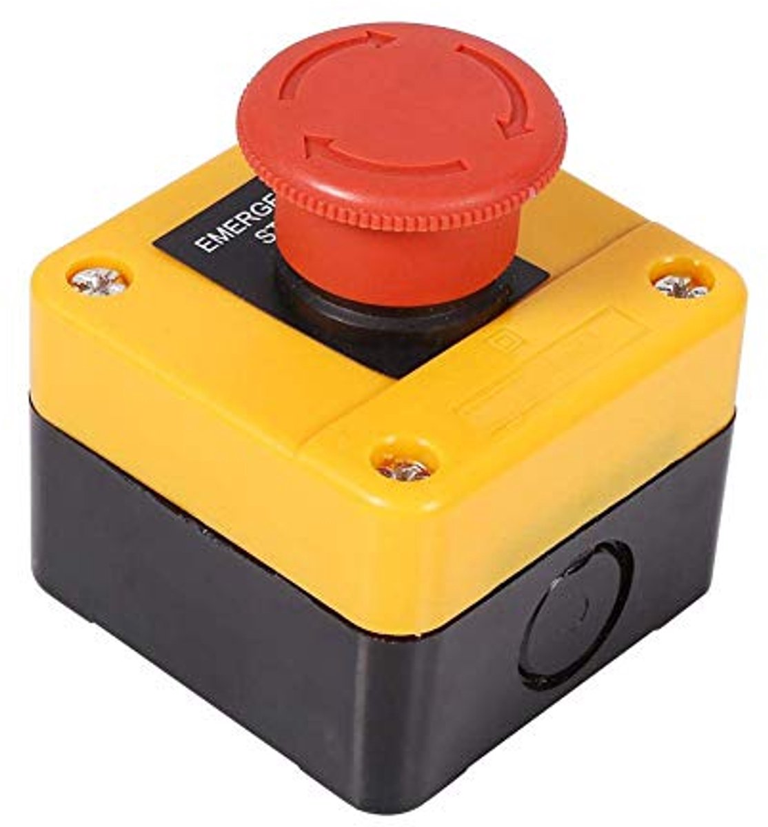 Noodstopknop 660V 10A - Duurzame Paddestoeldrukknop voor Noodsituaties