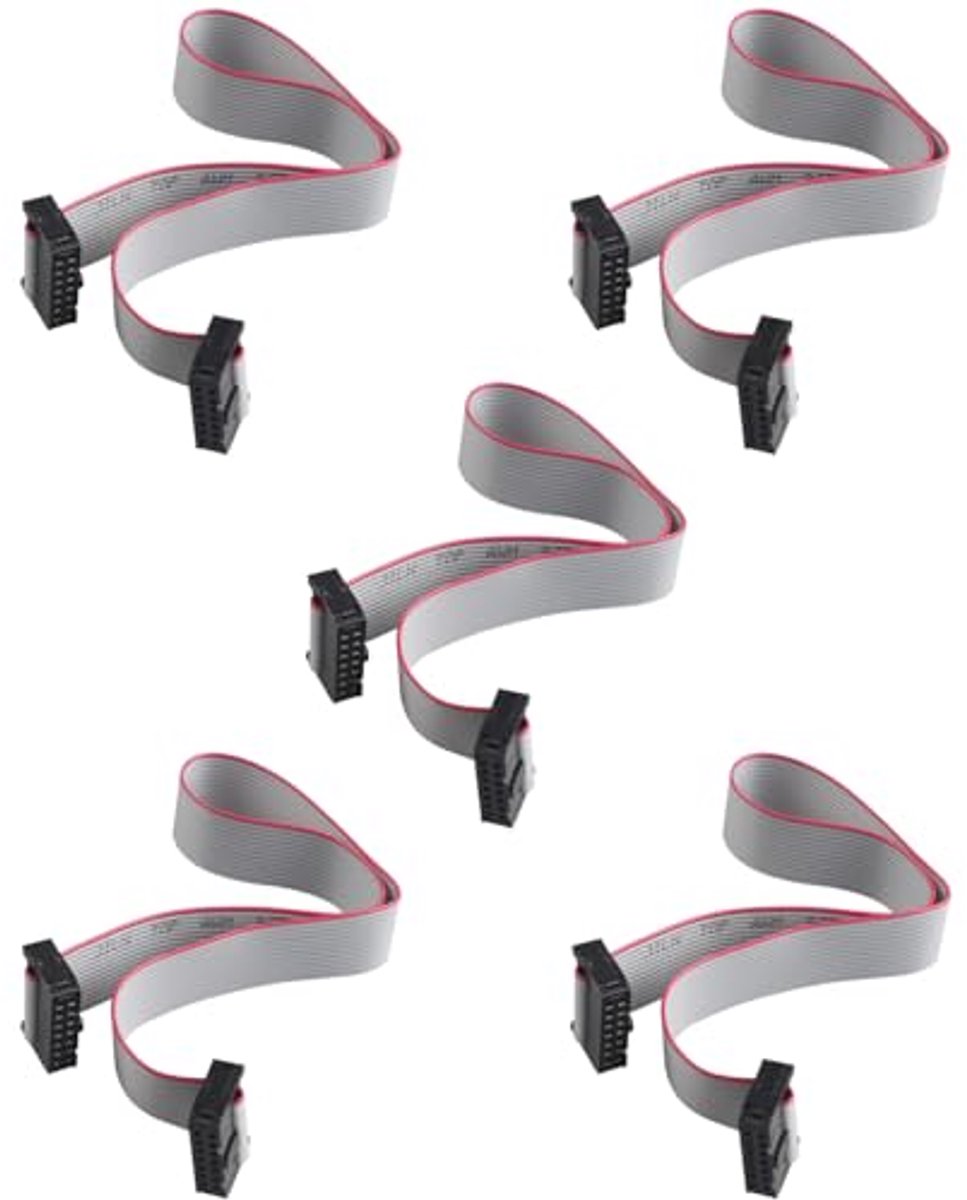 14-pins IDC Lintkabel 30 cm - 5 Stuks - 2,54 mm Pitch voor Schakelcircuitverbindingen