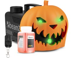 Rookmachine Halloween - Opklikbare Pompoen - Party rookmachine met LED’s en rookvloeistof