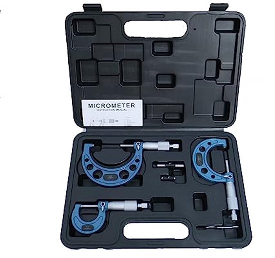 Buiten Micrometer Set 0-3 Inch - 3 Stuks | bol
