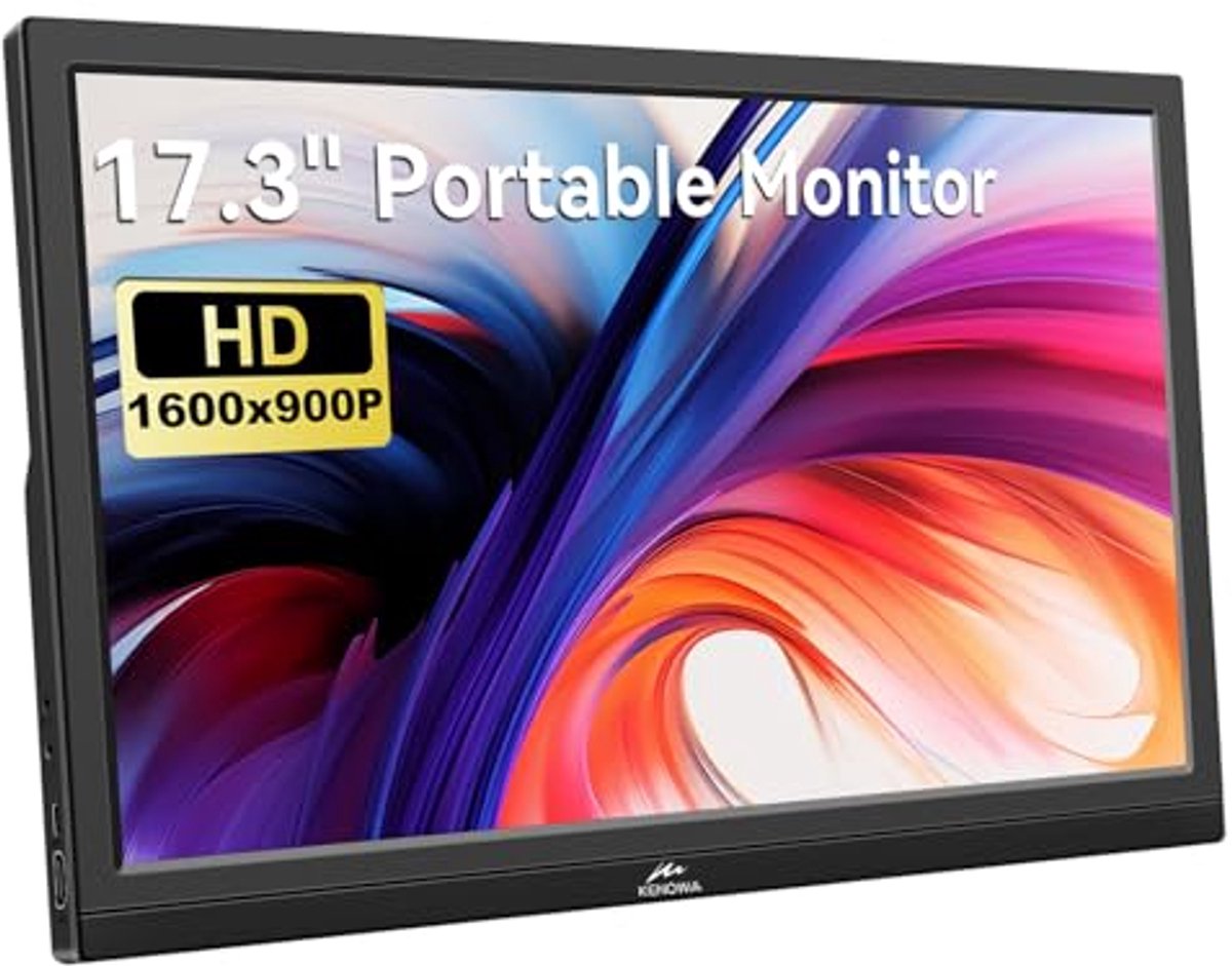 27,3 Inch HD Computer Monitor met Ingebouwde Luidsprekers en Type C/HDMI Aansluitingen - Ideaal als Extern Scherm voor Laptop of Gaming
