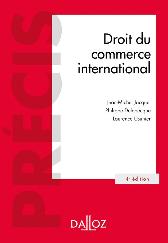 Précis - Droit du commerce international 4ed - Précis - cover