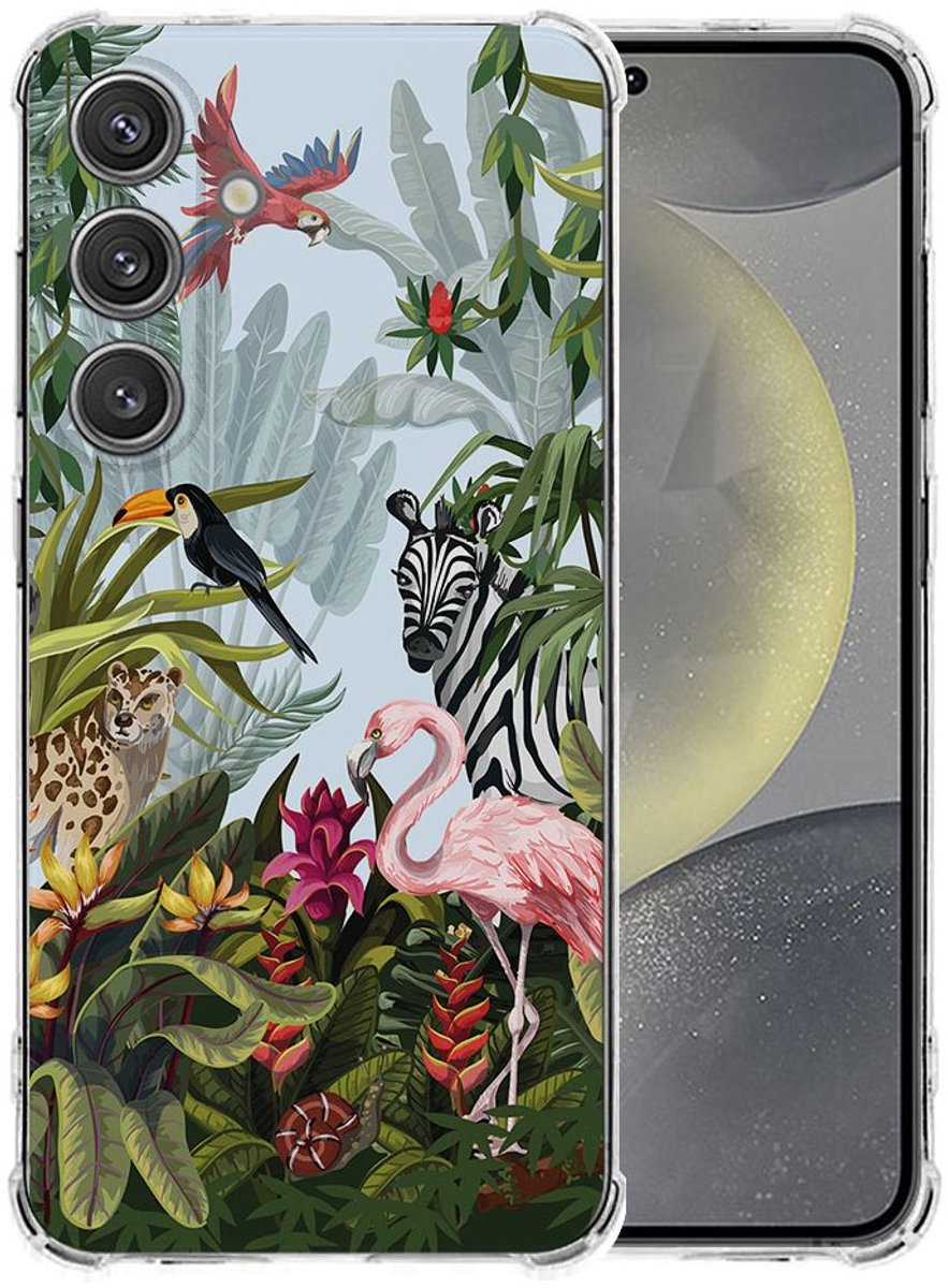 Samsung Galaxy S25 Plus Hoesje - Jungle TPU Antishock