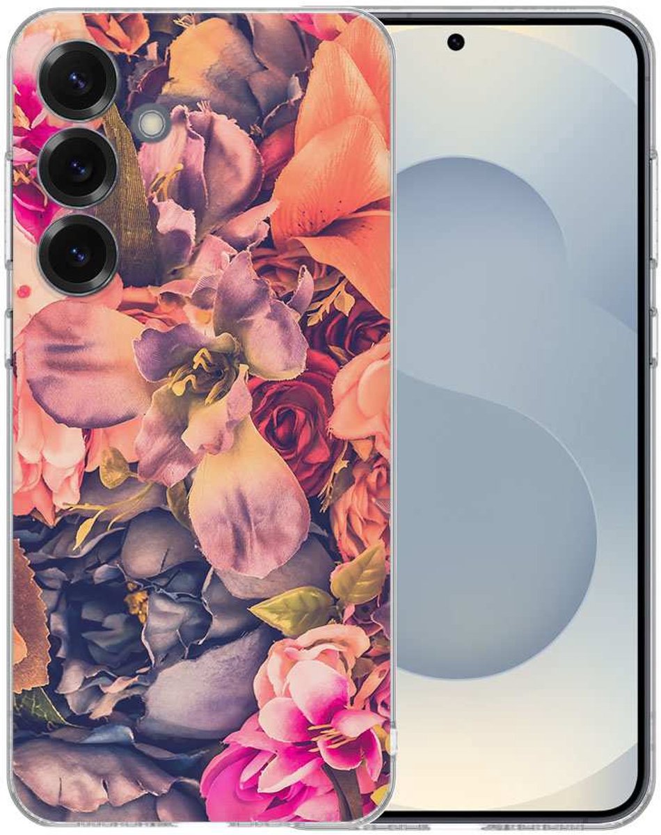 TPU Hoesje Samsung Galaxy S25 - Bosje Bloemen Backcover