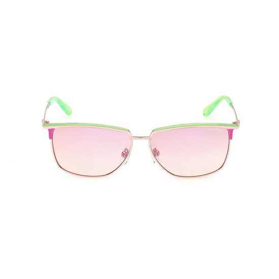 Guess Gu00133 Gepolariseerde Zonnebril Voor Dames Groen Bordeaux Mirror Vrouw van Merkloos — afbeelding 3