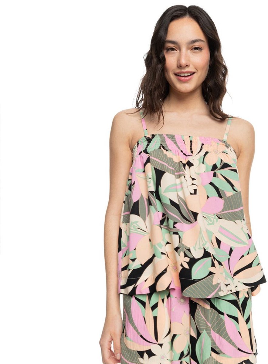 Roxy Sky Vibes Mouwloze Blouse Veelkleurig M Vrouw Antraciet