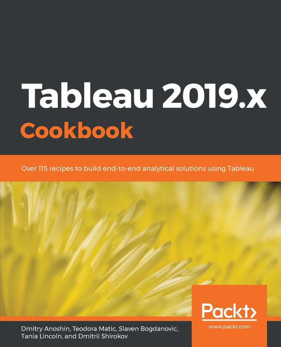 Tableau 2019.x Cookbook - cover