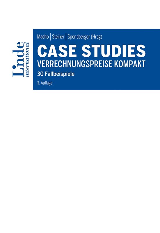 Case Studies Verrechnungspreise kompakt - cover