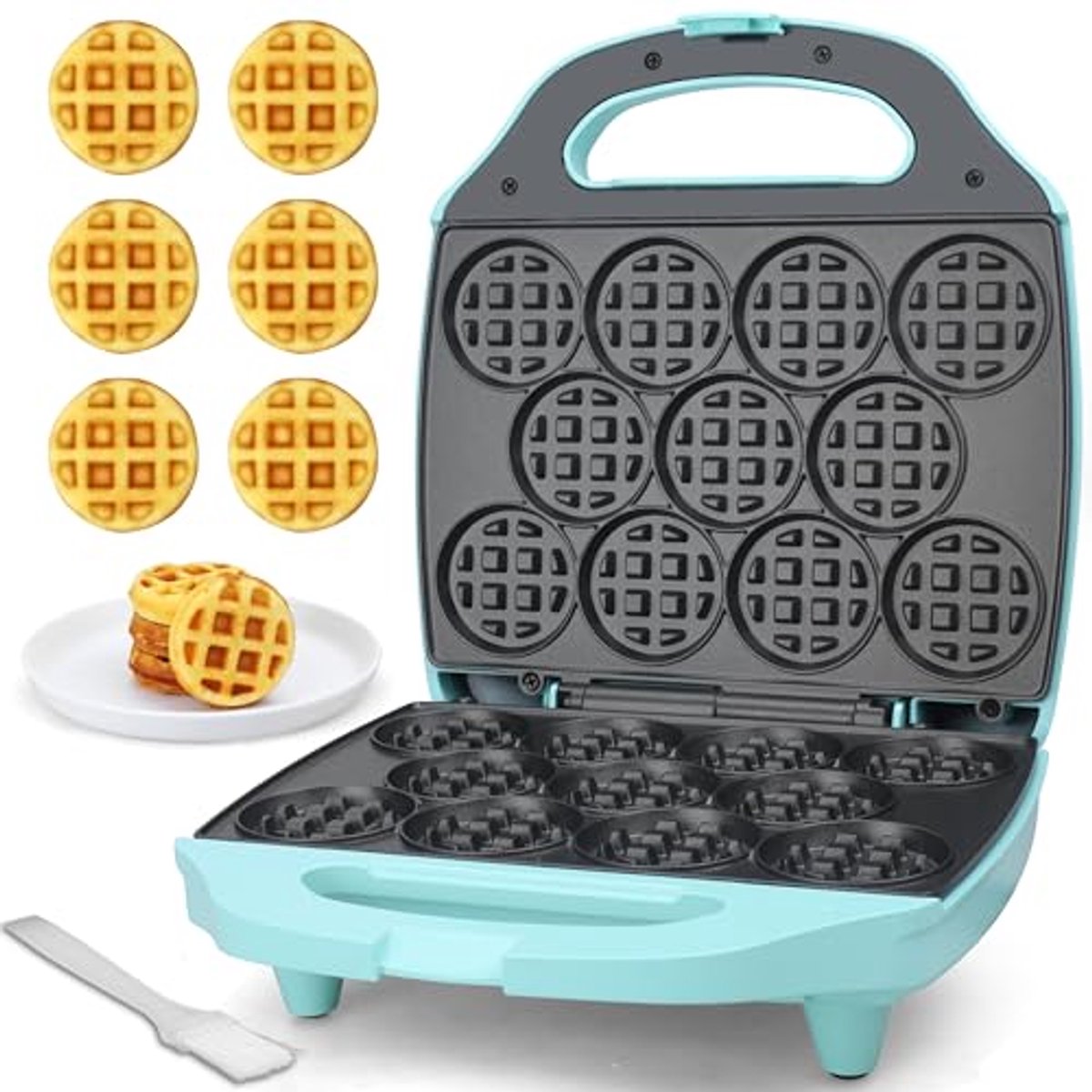 Mini Wafelijzer voor Perfecte Wafels - Multifunctioneel Compact Ontwerp