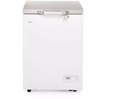 HENDI vrieskist 93 liter - aluminium en staal - zelfsluitend deksel, handmatig ontdooien - 574x608x(h)845 mm - zilvergrijs - horeca