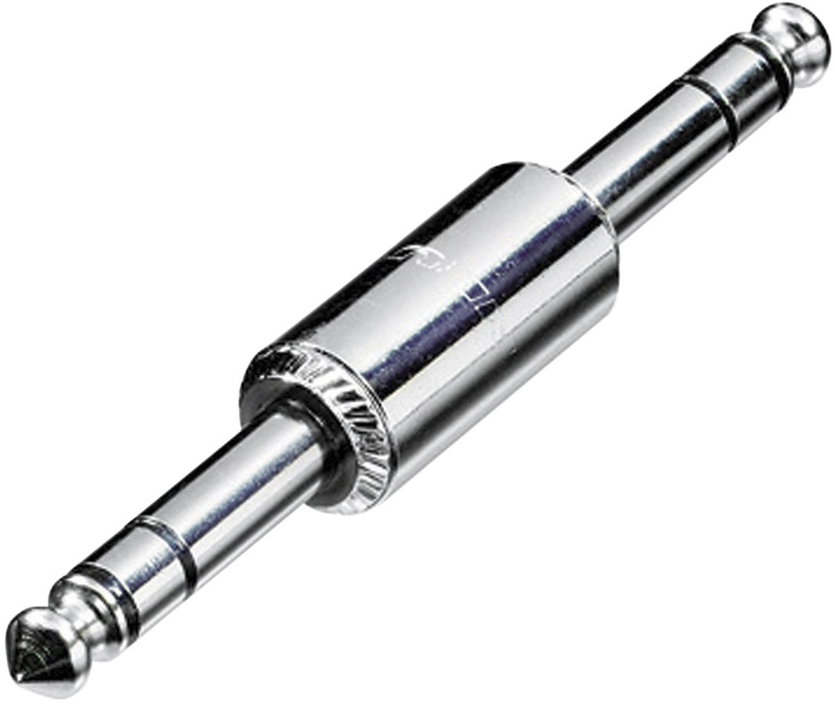 REAN NYS239 6,35mm Jack (m) - 6,35mm Jack (m) stereo audio koppelstuk