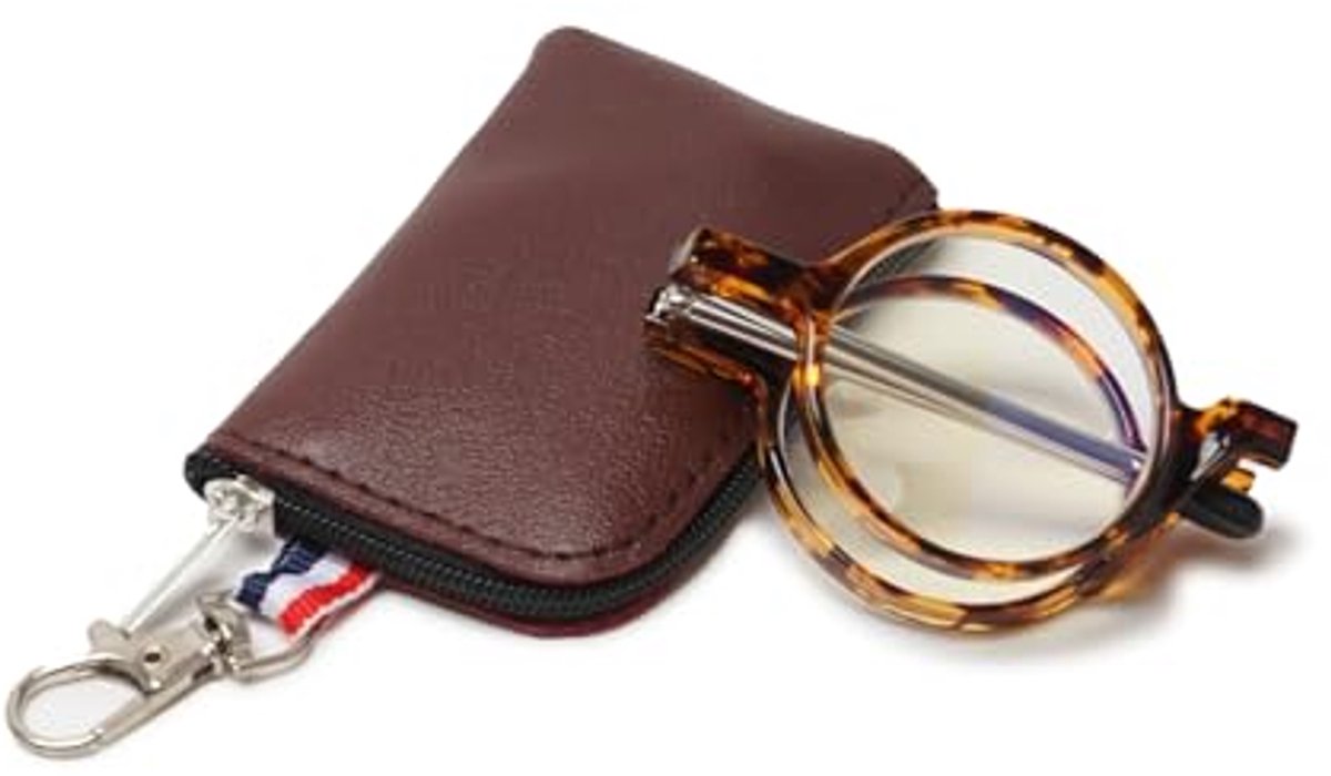 Opvouwbare Leesbril met Blauwlichtfilter - Compacte Draagbare Leeshulp voor Heren en Dames