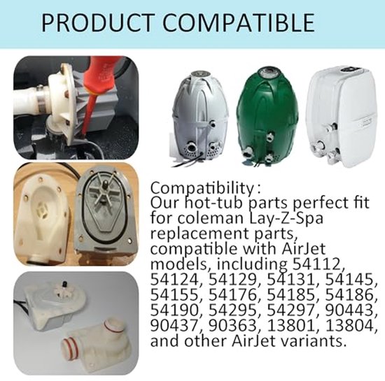 Reparatieset voor waterpomp - Vervangingsonderdelen voor Hot Tub — afbeelding 3