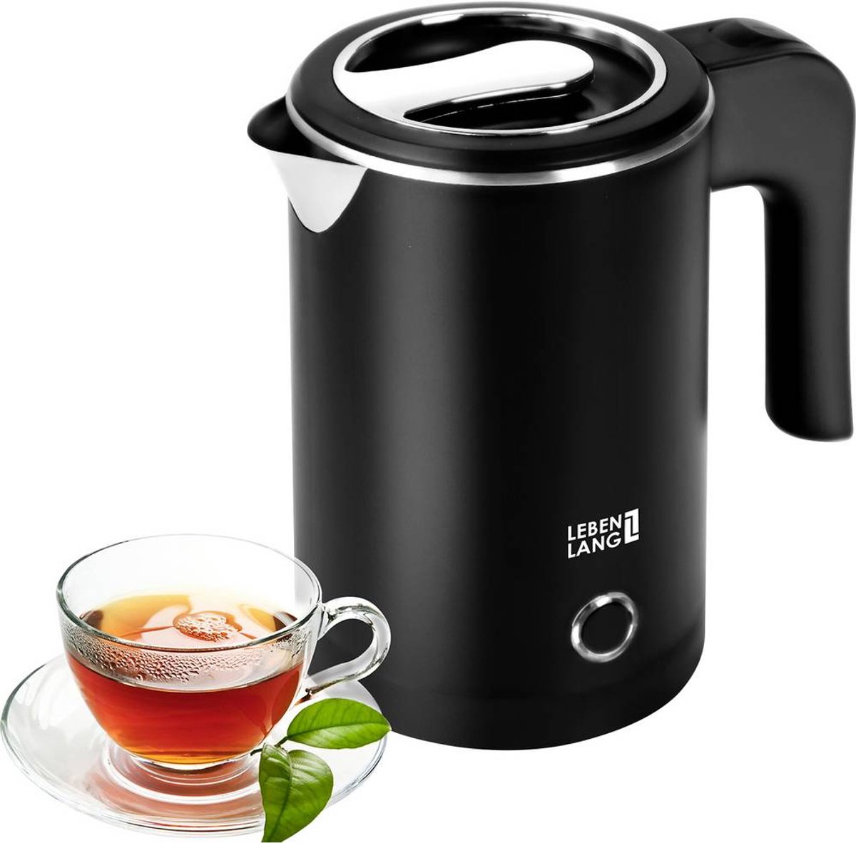 Lebenlang LBL2319 Waterkoker Aantal/Volume: 0.5 l Zwart