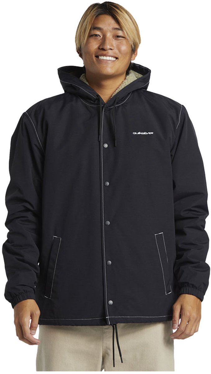 Quiksilver Rain Cloud Warm Jas L Man Zwart