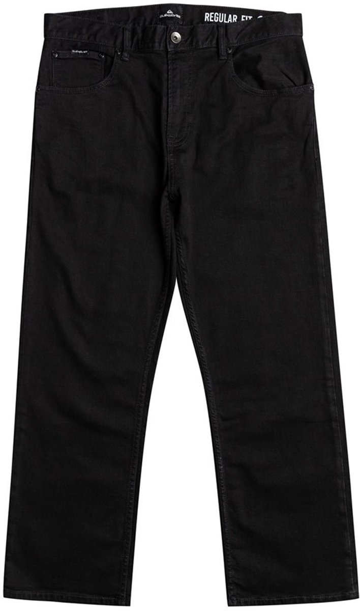 Quiksilver Aqua Cult Ankle Washed Spijkerbroek 30 Man Zwart