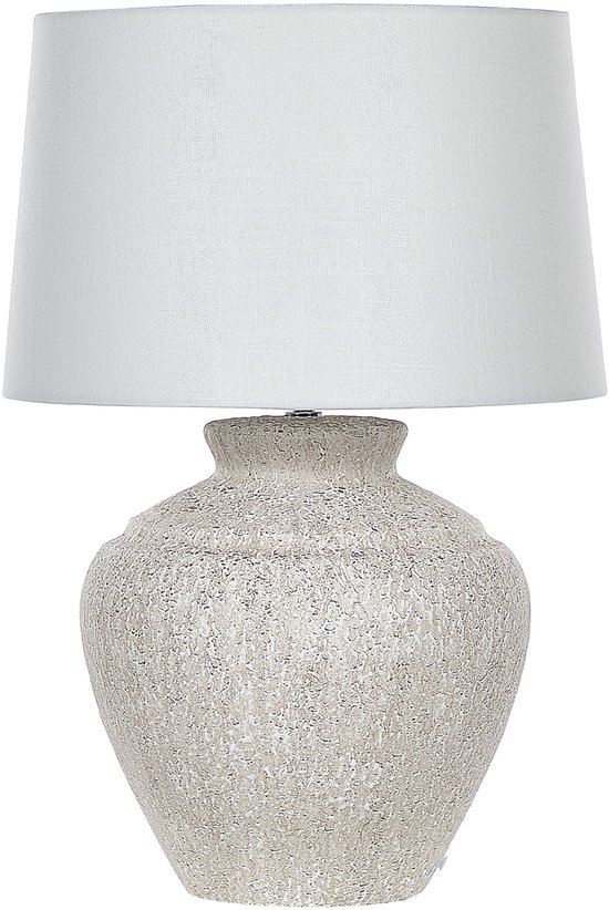 CAINE - Lampe de table - Wit - Céramique