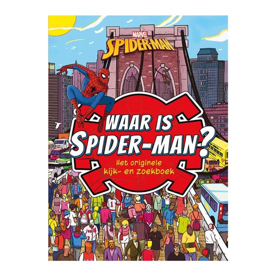 Waar is Spider-man? Kijk- en zoekboek - cover