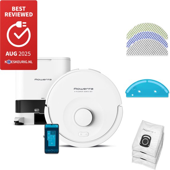 Rowenta X-Plorer Serie 90 RR8797WH ANIMAL Robotstofzuiger - Rowenta - €304,99