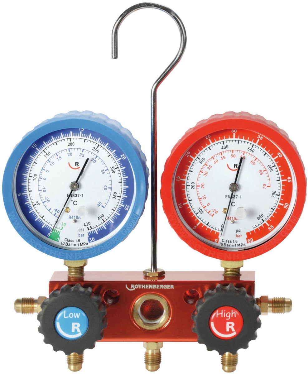 ROTHENBERGER Montagehulpset 2-weg standaard, R22-R407C - 170600