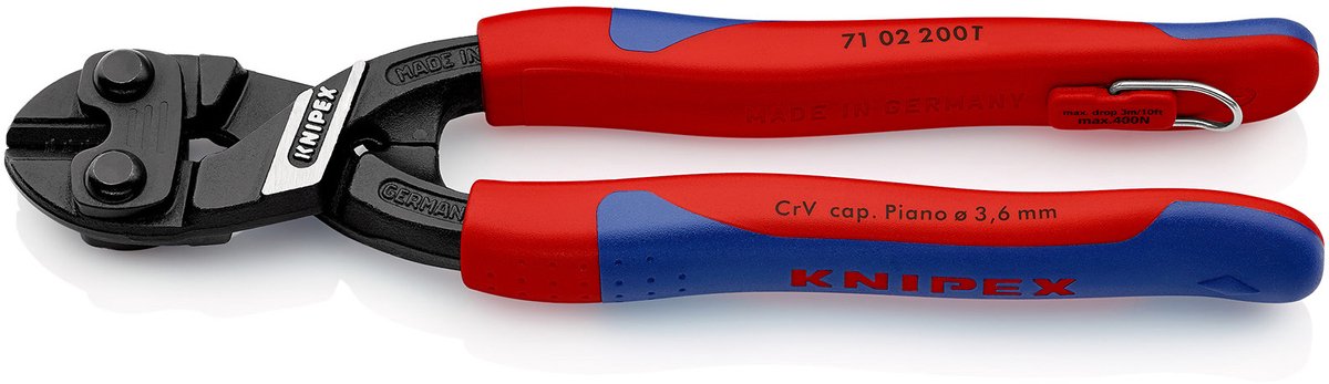 Knipex 7102200TBK CoBolt Boutsnijtang met borghaak - Compact - 200mm