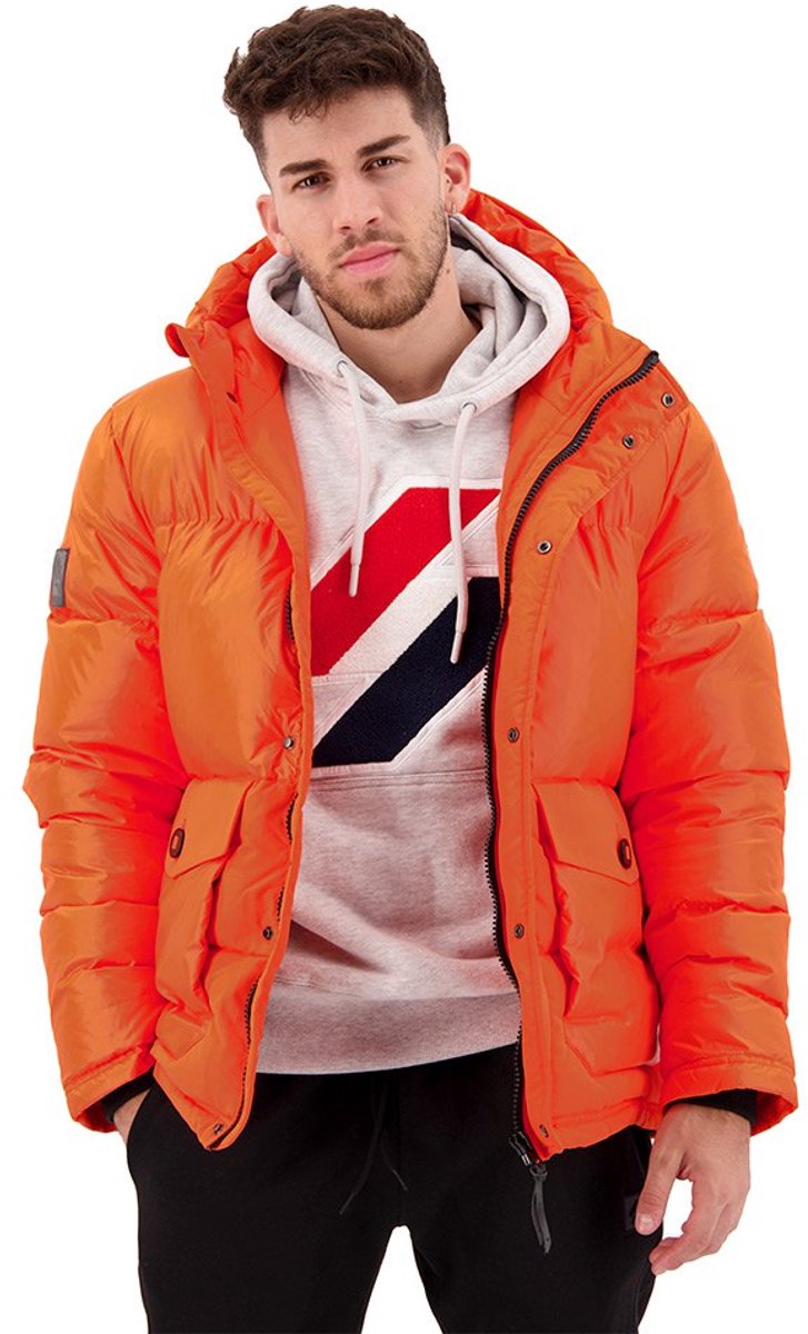 Superdry Mountain Down Rescue Jas XL Man Oranje