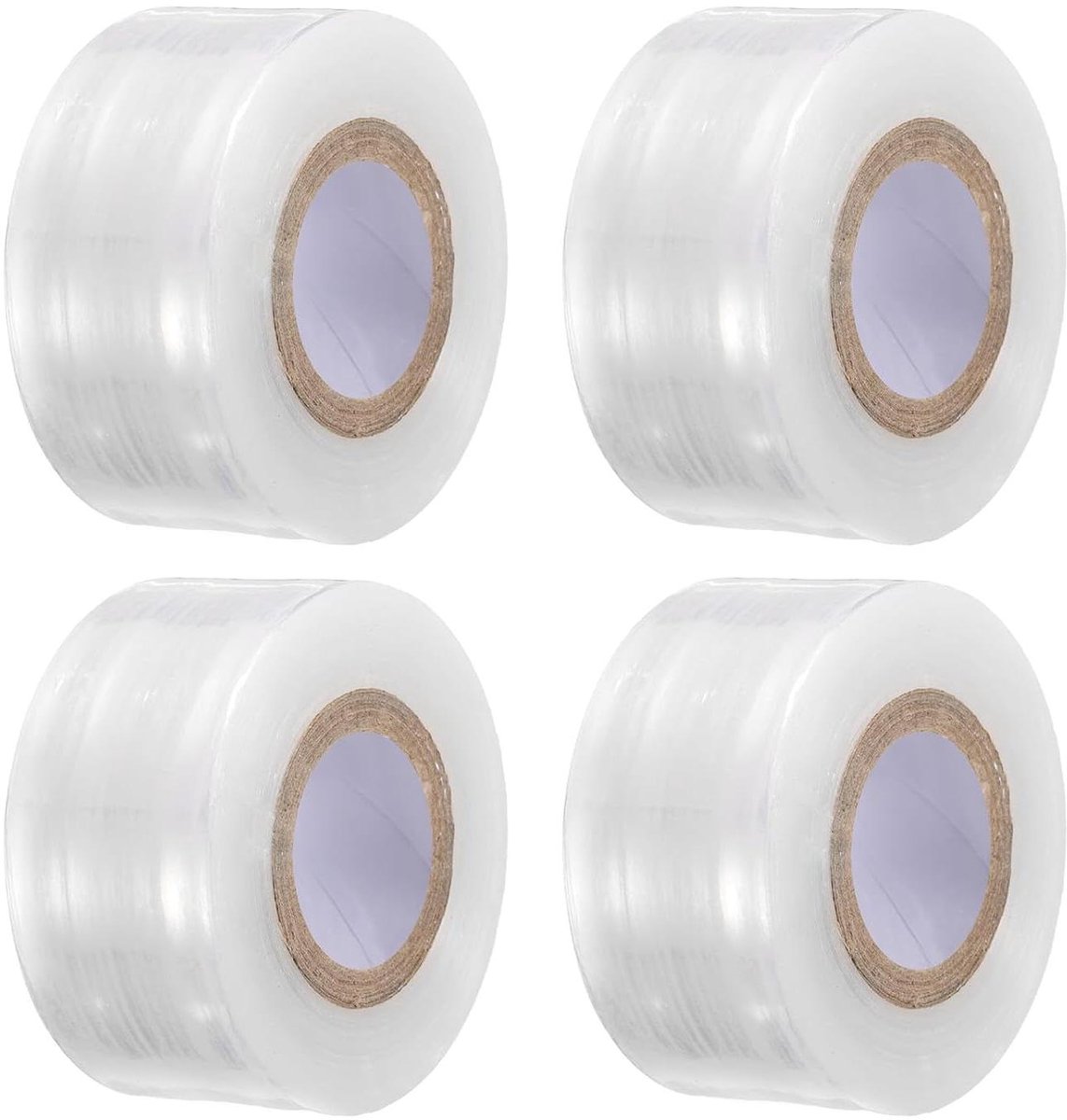 Allecto plus - Afwerkingstape voor fruitbomen, 4 stuks, PVC, 3 cm x 100 m - Tuinbanden en enten - Rekbaar gereedschap voor plantenreparatie