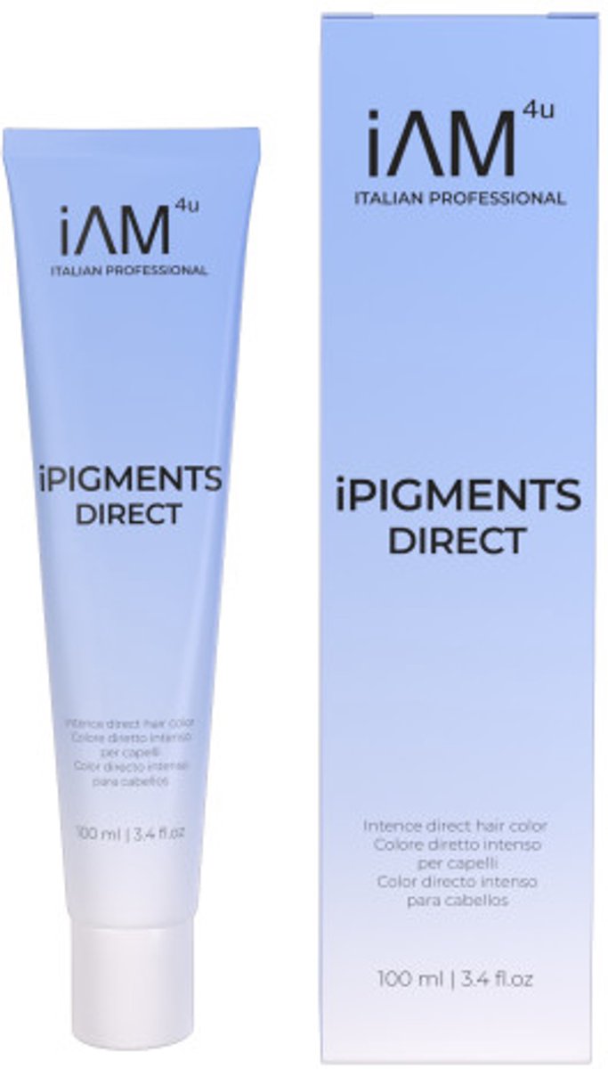 Permanente haarverfcrème iAM4u iCOplex 5.12 Licht As Parelbruin - 100 ml