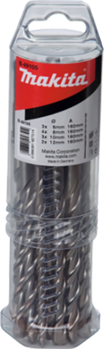 Makita SDS-VPLUS Boorset Nr.4 12dlg. - B-49105