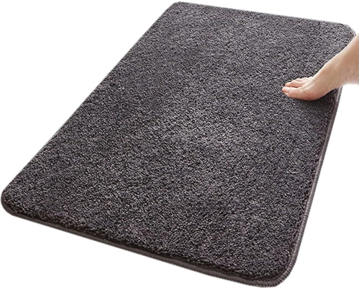 Deurmat - 60x90 cm - Antislip Stofmat - Badmat - Geschikt Voordeurmat - Polyester - Schoon