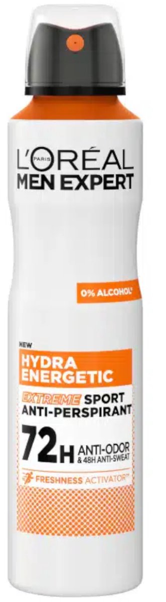 L'Oreal Men Expert Deodorant 250ml Hydra Energetic Extreme Sport