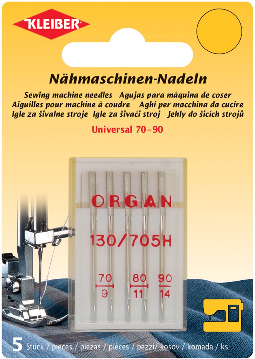 Naaigaren- en naaldsetje voor naaimachines, 5-delig