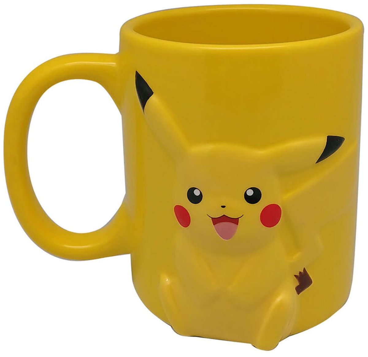 Pokémon 3D Pikachu Keramische Mok Geel - 325 Ml.